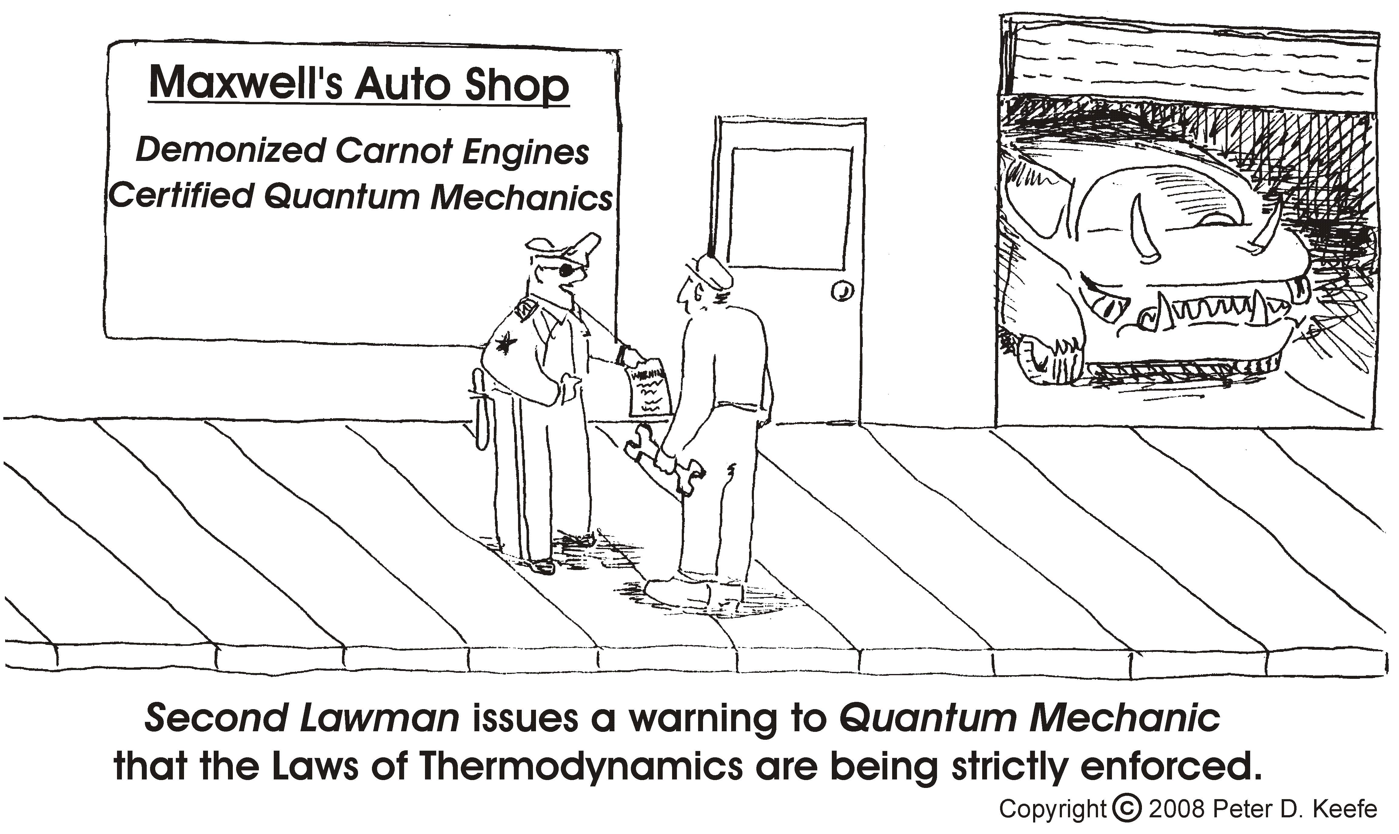 second law of thermodynamics comic